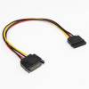 SATA 15 Pin Male to SATA 15 Pin Female Power Cable